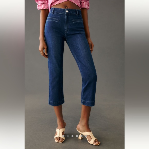 Anthropologie Denim - Maeve The Essential Slim High-Rise Straight Jeans